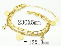 Stainless Steel Jewelry Wholesale - Stainless Steel Bracelets - HY24B0129NLC