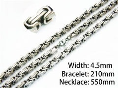 Wholesale Stainless Steel Bracelets & Necklaces Sets - HY54S0429HNT