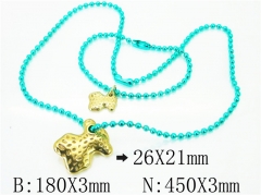 Wholesale Stainless Steel Bracelets & Necklaces Sets - HY21S0302ILE