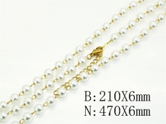 Wholesale Stainless Steel Bracelets & Necklaces Sets - HY53S0316NR
