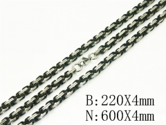 Wholesale Stainless Steel Bracelets & Necklaces Sets - HY62S0505IIW