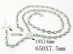 Wholesale Stainless Steel Bracelets & Necklaces Sets - HY61N1133ILE