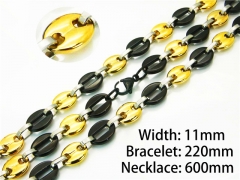 Wholesale Stainless Steel Bracelets & Necklaces Sets - HY55S0545IOQ