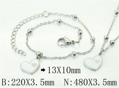 Wholesale Stainless Steel Bracelets & Necklaces Sets - HY91S1423HVV