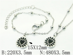 Wholesale Stainless Steel Bracelets & Necklaces Sets - HY91S1416HWW