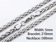 Wholesale Stainless Steel Bracelets & Necklaces Sets - HY40S0060H50