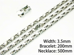 Wholesale Stainless Steel Bracelets & Necklaces Sets - HY40S0247NL
