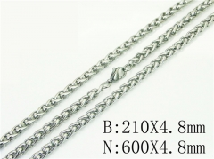 Wholesale Stainless Steel Bracelets & Necklaces Sets - HY40S0555LL