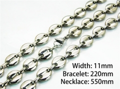 Wholesale Stainless Steel Bracelets & Necklaces Sets - HY08S0100IHT
