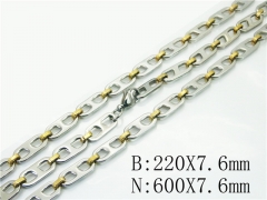 Wholesale Stainless Steel Bracelets & Necklaces Sets - HY55S0895IXX