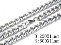 Wholesale Stainless Steel Bracelets & Necklaces Sets - HY40S0038I00