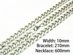 Wholesale Stainless Steel Bracelets & Necklaces Sets - HY61S0421MW