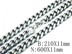 Wholesale Stainless Steel Bracelets & Necklaces Sets - HY40S0409JIL