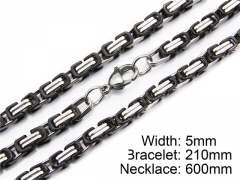 Wholesale Stainless Steel Bracelets & Necklaces Sets - HY55S0033I20