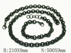 Wholesale Stainless Steel Bracelets & Necklaces Sets - HY70S0532HOF
