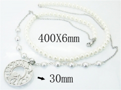Stainless Steel Jewelry Wholesale - Stainless Steel Necklaces - HY21N0020HKF