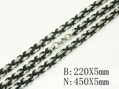 Wholesale Stainless Steel Bracelets & Necklaces Sets - HY62S0512HPD
