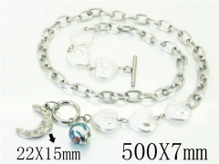 Stainless Steel Jewelry Wholesale - Stainless Steel Necklaces - HY21N0152HMF