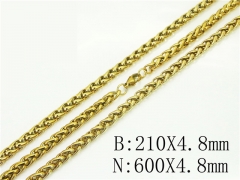 Wholesale Stainless Steel Bracelets & Necklaces Sets - HY40S0556HDL