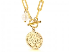 Stainless Steel Jewelry Wholesale - Stainless Steel Necklaces - HY0151N0025