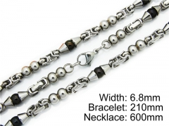 Wholesale Stainless Steel Bracelets & Necklaces Sets - HY55S0067I50