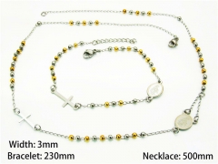 Wholesale Stainless Steel Bracelets & Necklaces Sets - HY40S0261H25