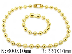 Wholesale Stainless Steel Bracelets & Necklaces Sets - HH01N166