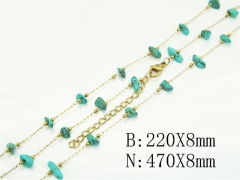 Wholesale Stainless Steel Bracelets & Necklaces Sets - HY53S0304HKL