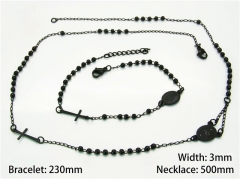 Wholesale Stainless Steel Bracelets & Necklaces Sets - HY40S0265HIL