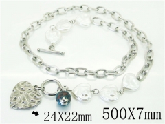Stainless Steel Jewelry Wholesale - Stainless Steel Necklaces - HY21N0150HMR