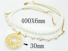 Stainless Steel Jewelry Wholesale - Stainless Steel Necklaces - HY21N0021HMC
