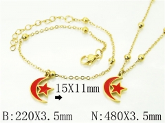 Wholesale Stainless Steel Bracelets & Necklaces Sets - HY91S1453HIE
