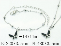 Wholesale Stainless Steel Bracelets & Necklaces Sets - HY91S1425HZZ