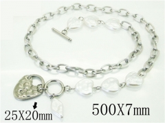 Stainless Steel Jewelry Wholesale - Stainless Steel Necklaces - HY21N0157HMT