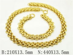 Wholesale Stainless Steel Bracelets & Necklaces Sets - HY53S0207JHD