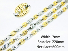 Wholesale Stainless Steel Bracelets & Necklaces Sets - HY55S0578IWW
