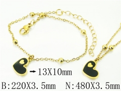 Wholesale Stainless Steel Bracelets & Necklaces Sets - HY91S1445HIA