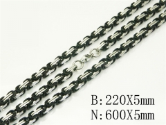 Wholesale Stainless Steel Bracelets & Necklaces Sets - HY62S0513IIS