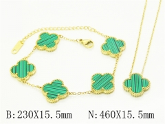 Wholesale Stainless Steel Bracelets & Necklaces Sets - HY32S0197HNC