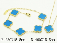 Wholesale Stainless Steel Bracelets & Necklaces Sets - HY32S0195HNG