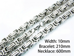 Wholesale Stainless Steel Bracelets & Necklaces Sets - HY61S0385IML