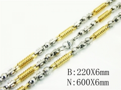 Wholesale Stainless Steel Bracelets & Necklaces Sets - HY55S0892IIU