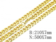 Wholesale Stainless Steel Bracelets & Necklaces Sets - HY40S0379HOL