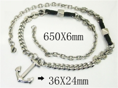 Stainless Steel Jewelry Wholesale - Stainless Steel Necklaces - HY72N0061JOA