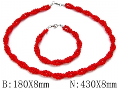 Wholesale Stainless Steel Bracelets & Necklaces Sets - HY70S0006P0