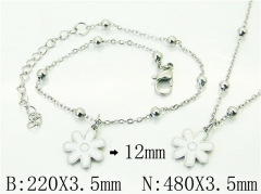Wholesale Stainless Steel Bracelets & Necklaces Sets - HY91S1411HGG