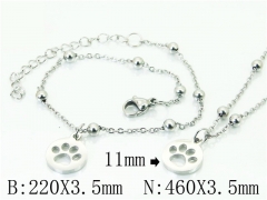 Wholesale Stainless Steel Bracelets & Necklaces Sets - HY91S1235HFF