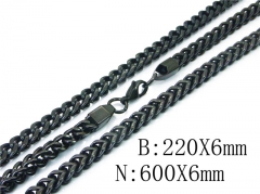 Wholesale Stainless Steel Bracelets & Necklaces Sets - HY40S0419JJE