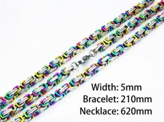 Wholesale Stainless Steel Bracelets & Necklaces Sets - HY55S0587IIS