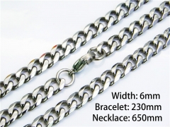 Wholesale Stainless Steel Bracelets & Necklaces Sets - HY40S0149HPZ